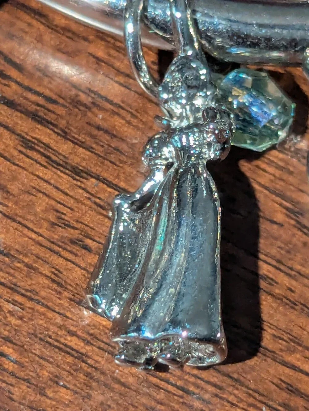 Vintage Disney Store Princess Multi-Charm Ring Keychain Bag Clip Y2K